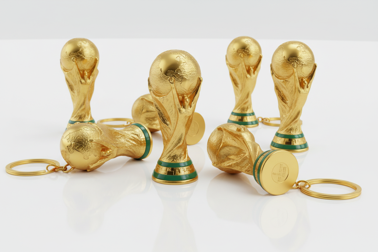 World Cup Keychains – Wholesale Bulk (Minimum 100 Units) – America Colors & Original Colors